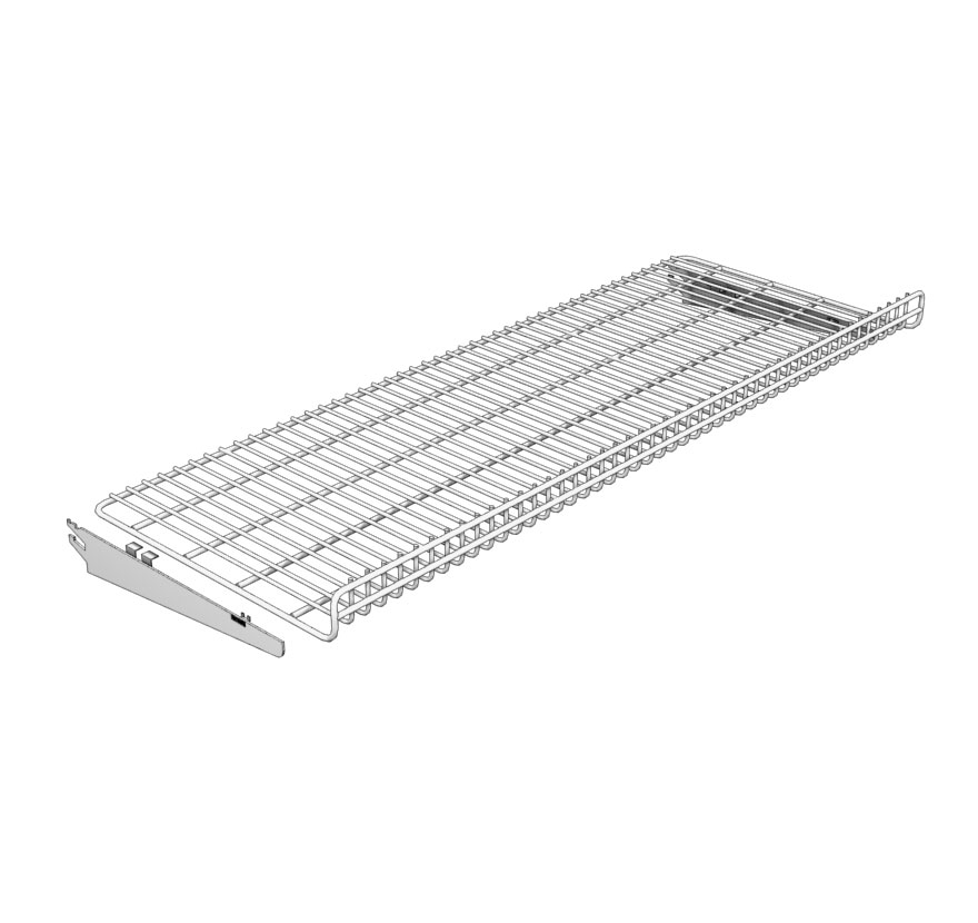 Reversible Wire Shelf Assembly Lozier, Wire Rack Shelving