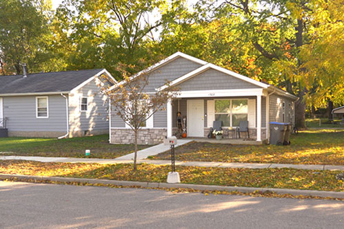 House on the street