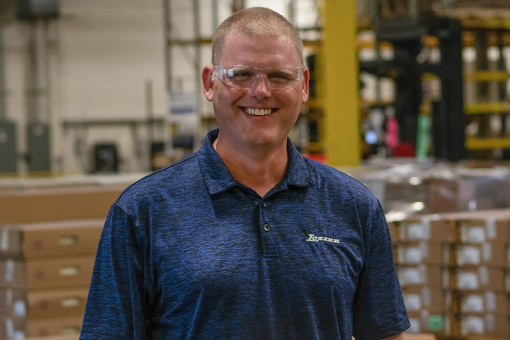 Lozier employee smiling