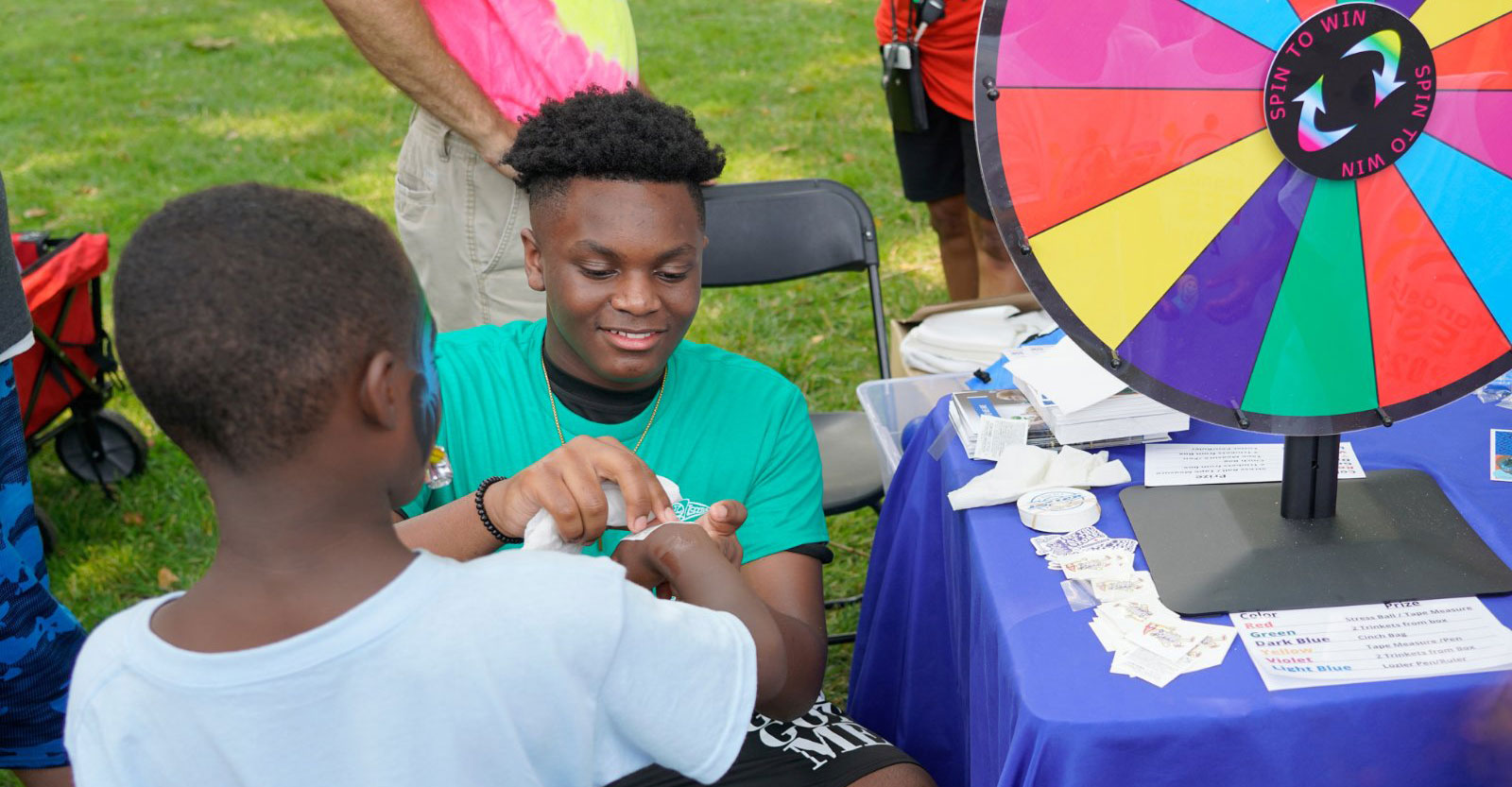 Lozier takes part in Mandela Elementary Festival at Omaha’s Miller Park