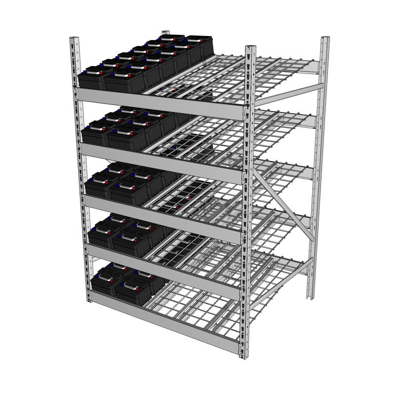 Widespan Gravity Flow Rack (Heavy Duty)
