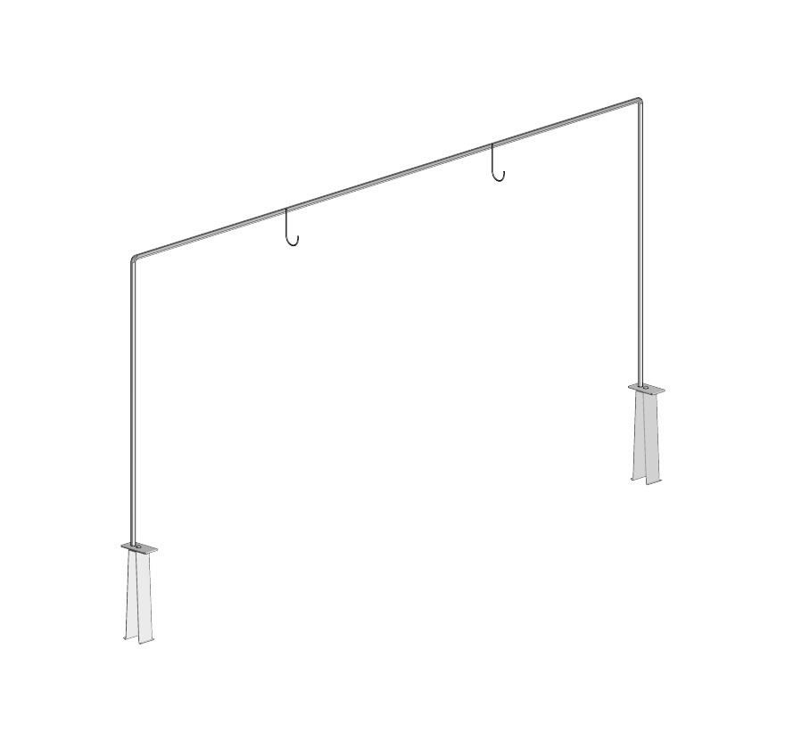 End Cap Topper Sign Holder