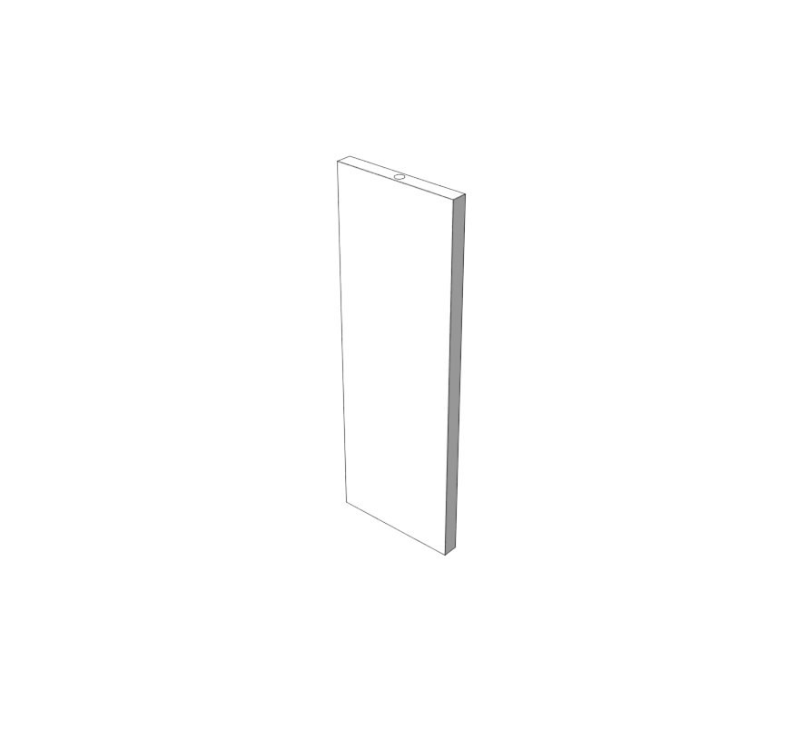 Freestanding Retail Shelving Steel Display Deck Uprite End Trim Lozier