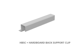Hardboard Back Support Clip