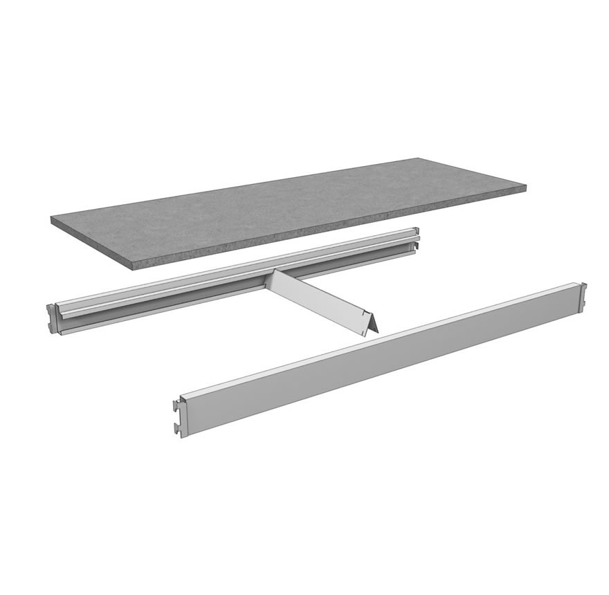 Industrial Shelving Cube Saver Shelf Assembly Lozier
