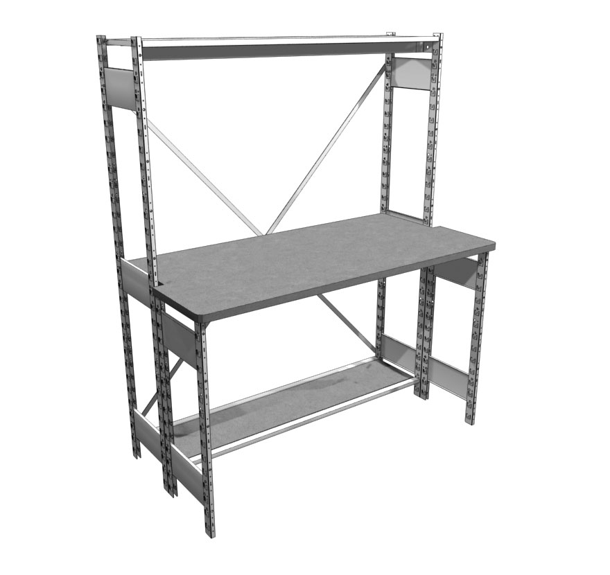 S-Series Storage Desk Assembly