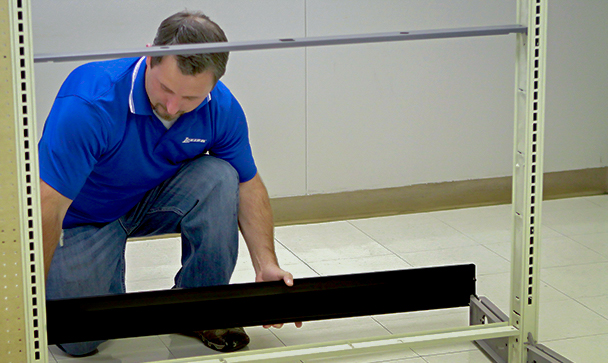 Lozier Display Shelving Installation