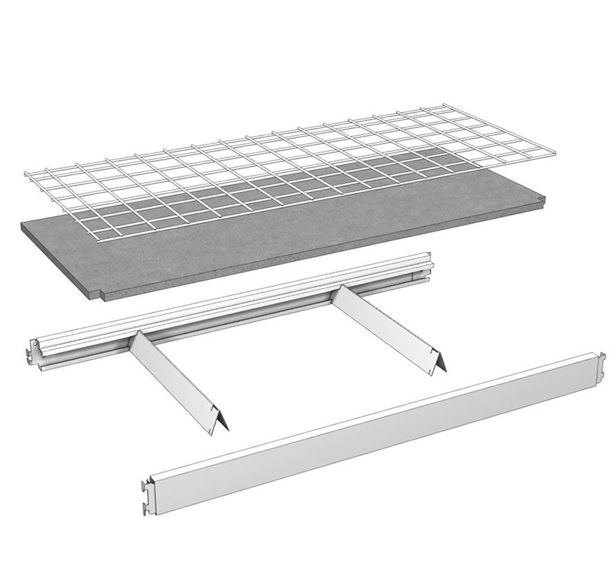 Multi-Function Shelf Assembly Lozier Retail Shelving