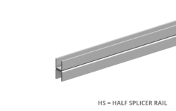 Slotwall Back Rails - Half Splicer Rail - Detail