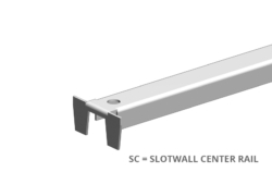 Slotwall Back Rails - Slotwall Center Rail - Detail